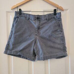GAP Women's 8 Charcoal Chino Shorts